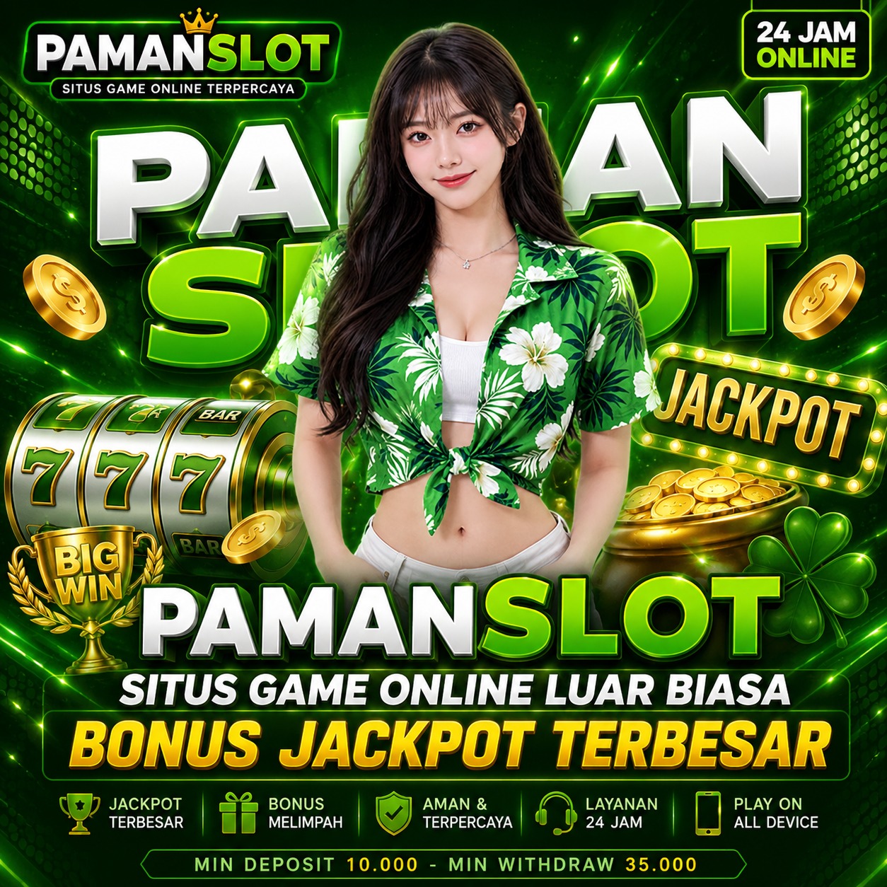 Koleksi Slot Terpercaya PAMANSLOT Front Black 